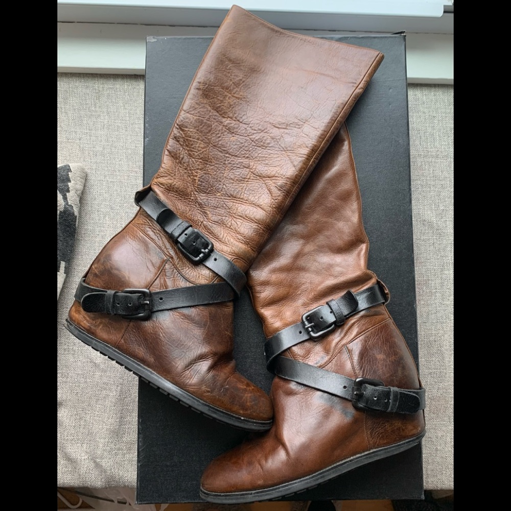 Women’s Rudsak Leather Wedge Boot